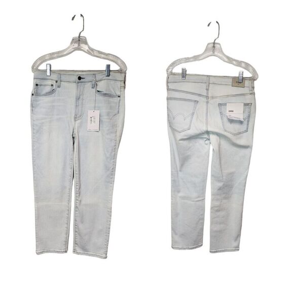 Edwin Denim - Edwin Maddox Cropped Slim Jeans Light Blue Size 30